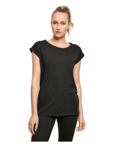 BUI-BY138-Ladies Organic Extended Shoulder Tee